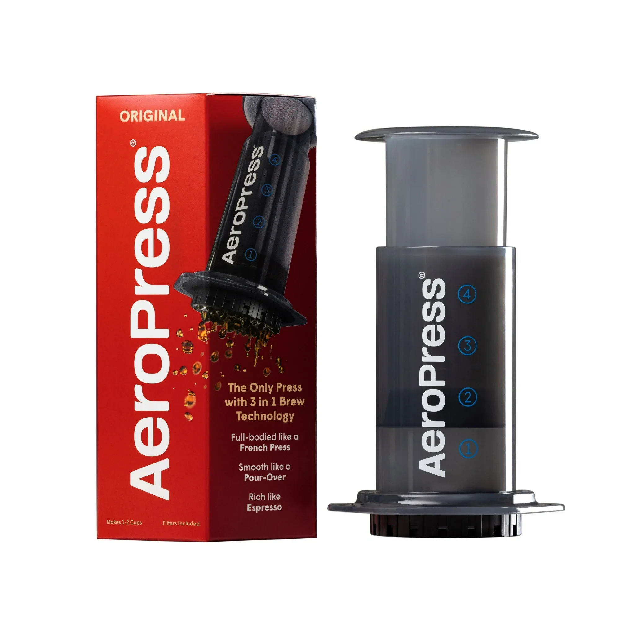 Aeropress Original - ręczny zaparzacz do kawy dla domu i podróży - Image 4