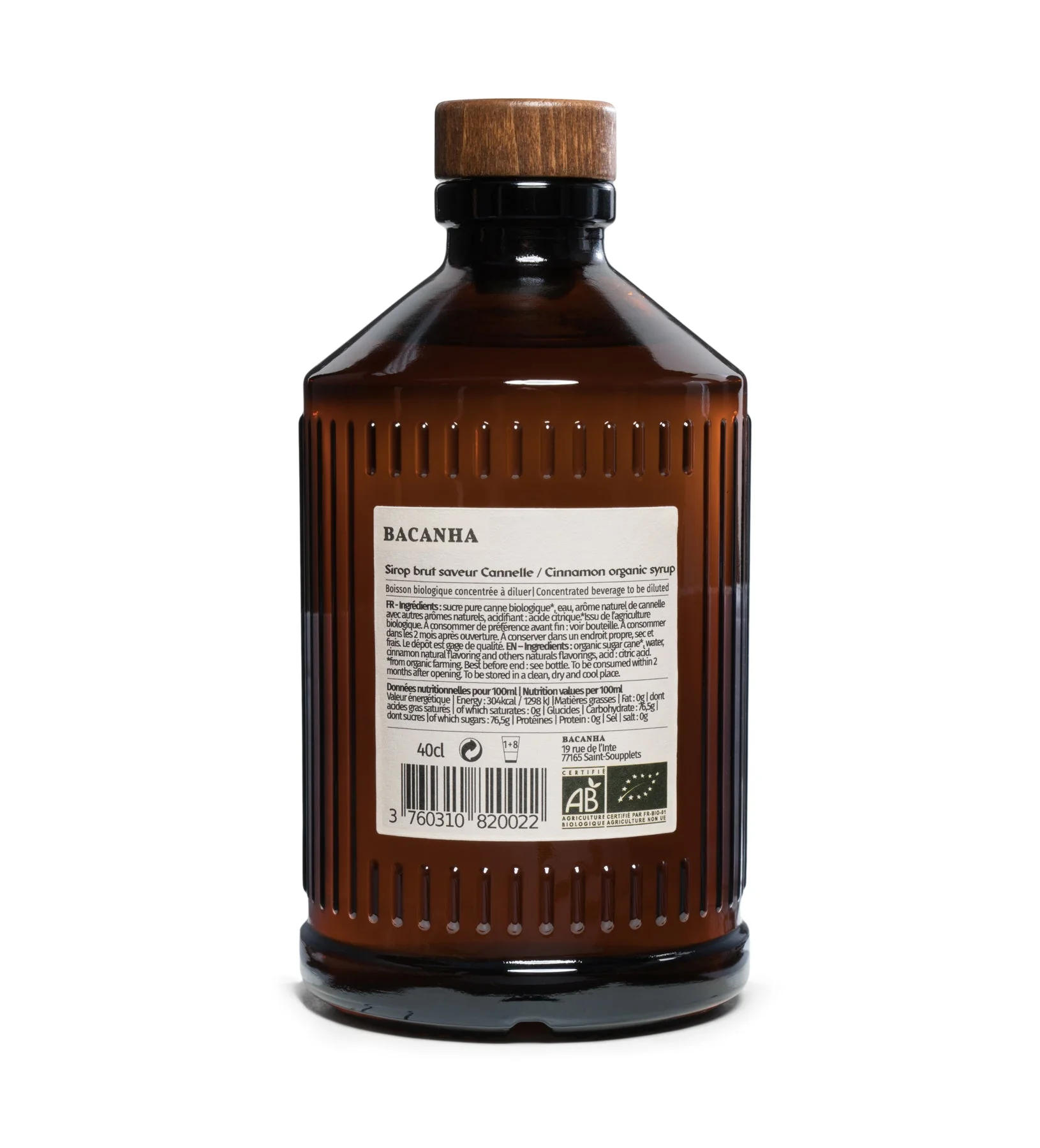 Syrop Bacanha o smaku cynamonowym [ORGANIC] - Image 2