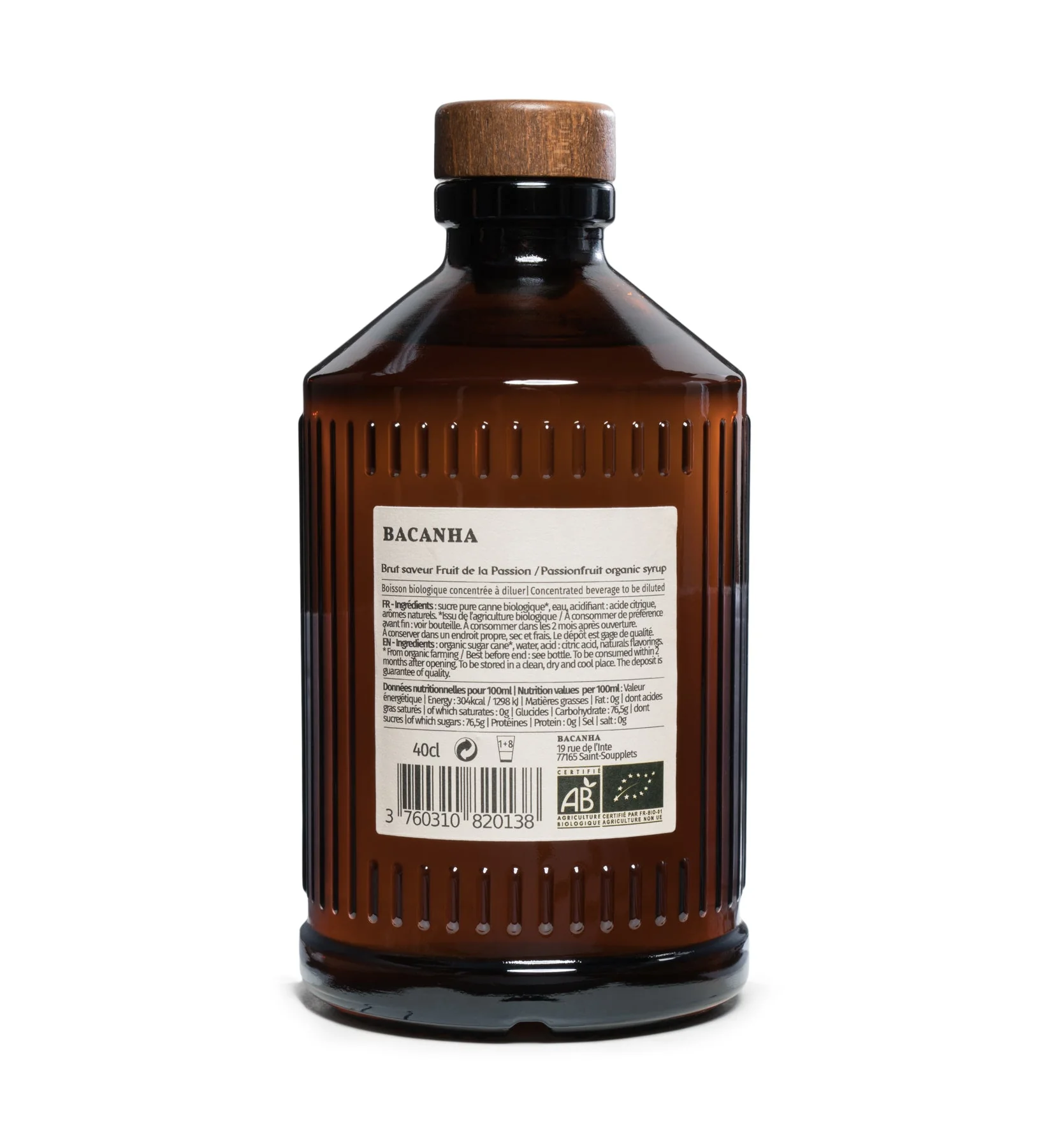 Syrop Bacanha o smaku marakui [ORGANIC] - Image 2
