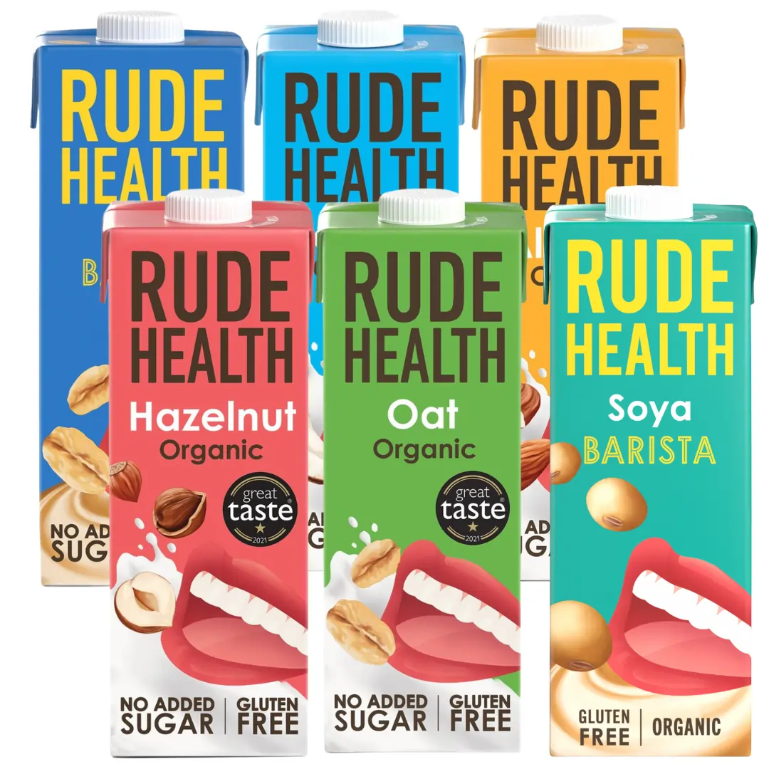 Rude Health Bestsellery Zestaw Napojów Roślinnych 6 x 1L